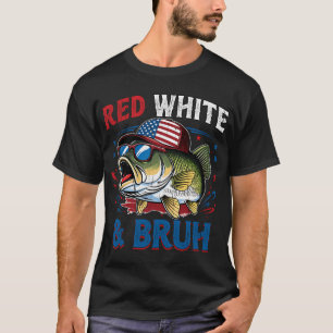 Funny Born To Go Fishing Bass Fish Fisherman Boys  T-Shirt