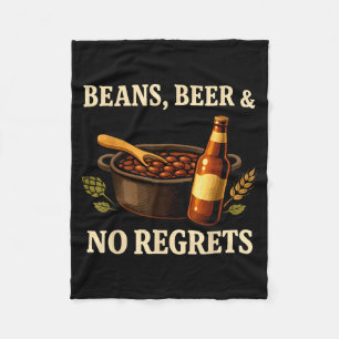 Funny Borracho Beans Lover Texas Tex Mex Food Fan Fleece Blanket