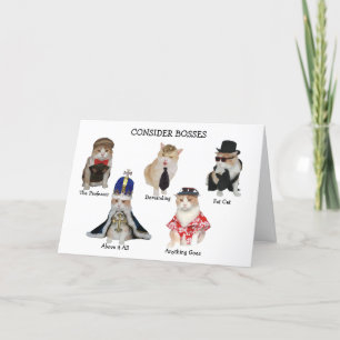 Funny Boss  Birthday Card