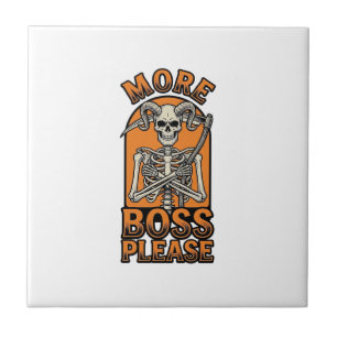 Funny Boss Skeleton Vintage Halloween Shirt_1 Tile