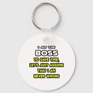 Funny Boss T-Shirts and Gifts Key Ring