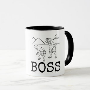 FUNNY BOSS WHIPPING COFFEE MUG