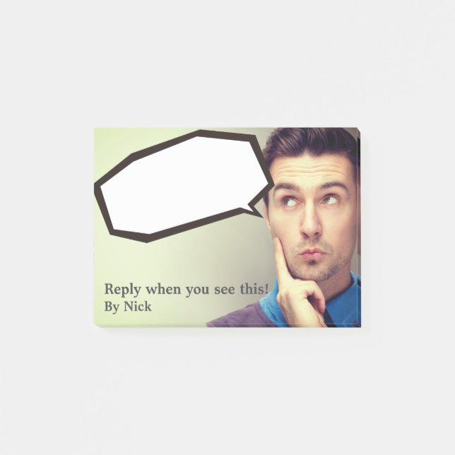 Funny boss's messages. post-it notes (Front)