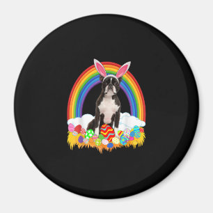 Funny Boston Terrier Egg Shirt Dog Lover Easter Magnet
