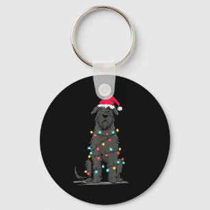 Funny Bouvier Des Flandres Christmas Graphics Dog  Key Ring