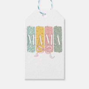 Funny Bow Coquette Mama Flowers Mother’s Day Gift Tags