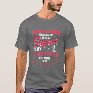 Funny Bowfisher Apparel Archery Bowfishing Fish Hu T-Shirt