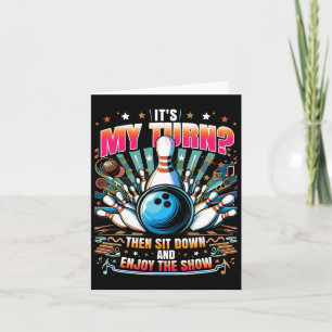 Funny Bowler Bowling 1  Card