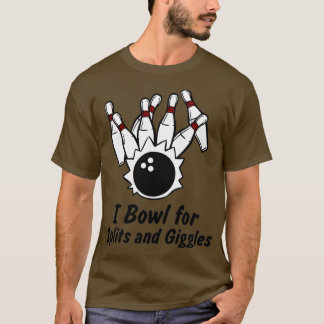 Funny Bowling Alley Splits Giggles T T-Shirt