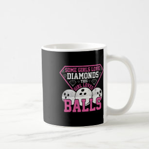 Funny Bowling Art For Women Girls Track Bowling Sp Coffee Mug