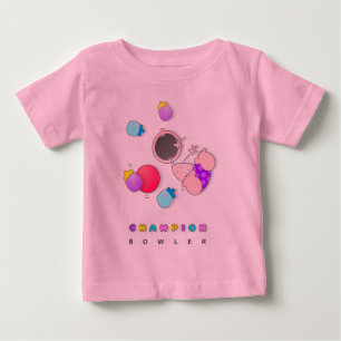 Funny Bowling Baby T Shirt