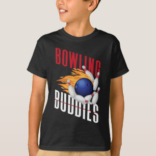 Funny Bowling Besties Friends Bowling Buddies T-Shirt