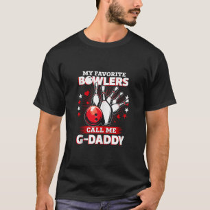 Funny Bowling Bowler My Favourite Bowler Calls Me T-Shirt