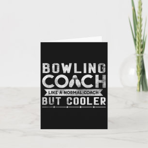 Funny Bowling Coach Definition Bowling Coach  Card