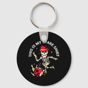 Funny Bowling Design For Men And Woman This Is My  Key Ring
