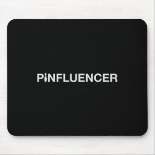 Funny Bowling Design Pinfluencer For Bowlers Mouse Pad