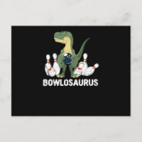 Funny Bowling Dinosaur Bowler Dino Bowl T-Rex