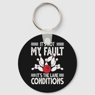 Funny Bowling For Men Women Bowler Bowling Key Ring