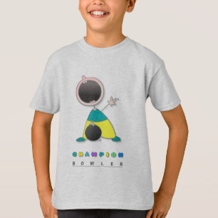 Funny Bowling Funny Kid Bowling T-Shirt