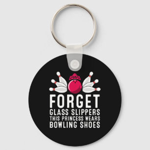 Funny Bowling Gift Women Ladies Females Ten Pin Bo Key Ring