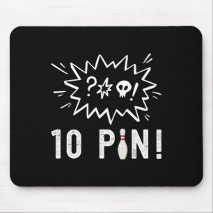 Funny Bowling I Hate The Ten Pin Bowling Mouse Pad