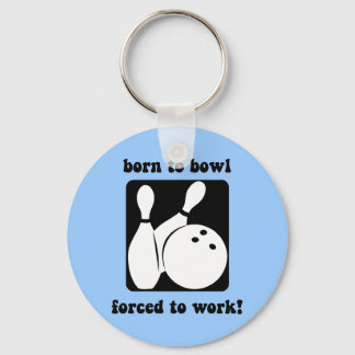 Funny bowling key ring
