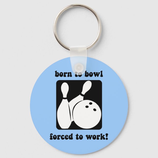 Funny bowling key ring (Front)