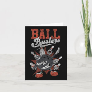 Funny Bowling Ll Busters Card