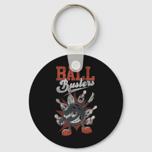Funny Bowling Ll Busters Key Ring