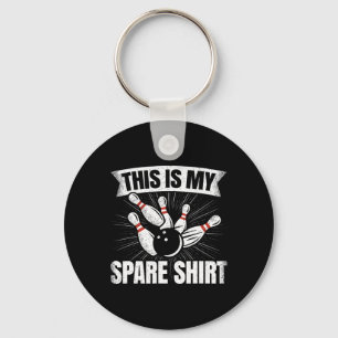 Funny Bowling Lover Bowler This Is My Spare Key Ring