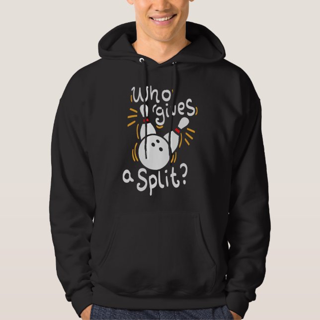 Funny Bowling Pun Hoodie (Front)