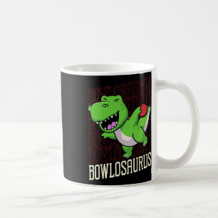 Funny Bowling Pun T-rex Dinosaur Bowlosaurus 1 Coffee Mug