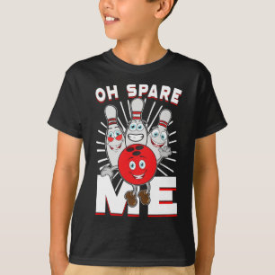 Funny Bowling Shirts Oh Spare Me