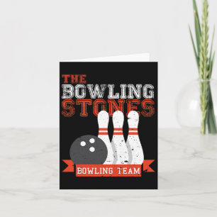 Funny Bowling Stones - Bowl Sports Team Card