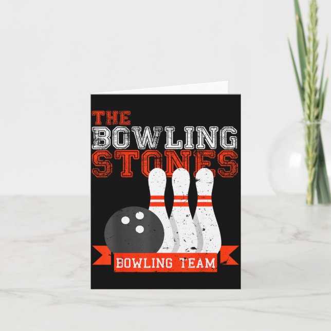 Funny Bowling Stones - Bowl Srts Team  Card (Front)