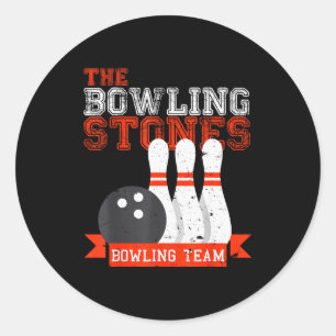 Funny Bowling Stones - Bowl Srts Team Classic Round Sticker