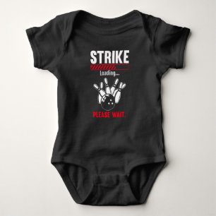 Funny Bowling Strike Loading Bowling Player Bowler Baby Bodysuit