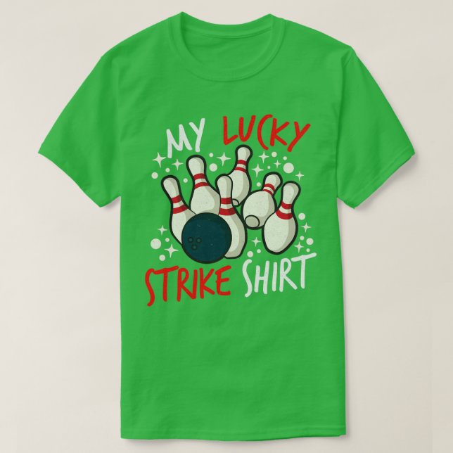 Funny Bowling Team Bowler Strike Gift Idea 24 T-Shirt (Design Front)
