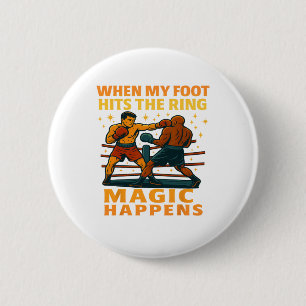 Funny Boxer Boxing Fighter Sarcastic Humour Gifts 6 Cm Round Badge