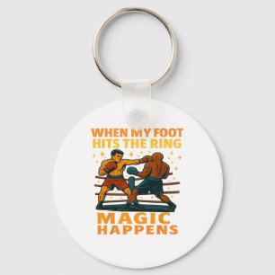 Funny Boxer Boxing Fighter Sarcastic Humour Gifts Key Ring