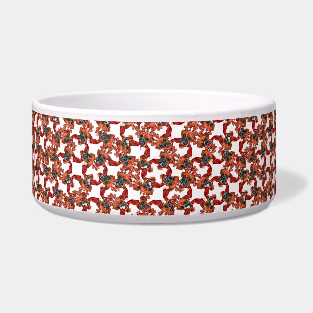 Funny Boxer Christmas Name Pattern (Left)