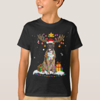 Funny Boxer Dog Christmas Reindeer Christmas Light