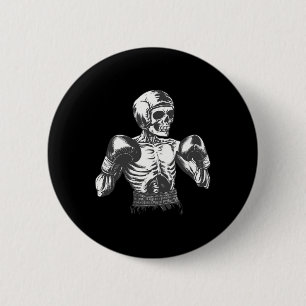 Funny Boxer Skeleton With Boxing Gloves Fighting K 6 Cm Round Badge