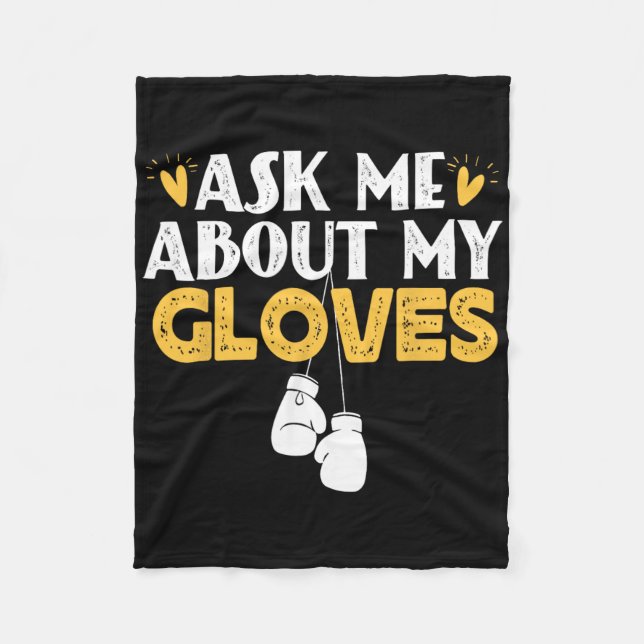 Funny Boxers Birthday Sarcastic Saying  Fleece Blanket (Front)