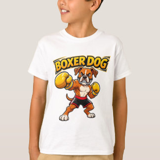 Funny Boxing Boxer Dog (Original Design) T-Shirt
