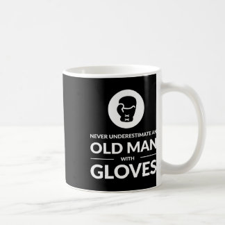 Funny Boxing Boxer Old Man T Shirt Gift  Coffee Mug