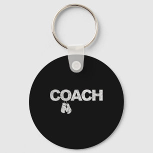 Funny Boxing Coach Boxing Trainer Retro 1 Key Ring