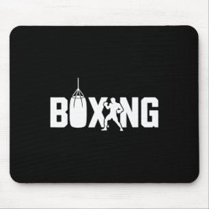 Funny Boxing Fighter Gym Gloves Kickboxing For Wom Mouse Pad