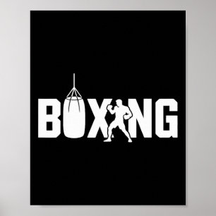 Funny Boxing Fighter Gym Gloves Kickboxing For Wom Poster