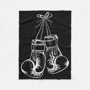 Funny Boxing Gift For Men Women Boxer Gloves Boxin Fleece Blanket